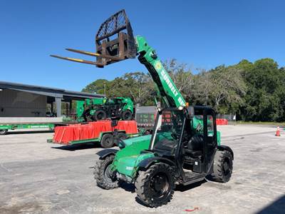 2017 JCB 525-60 20' 5,500 lbs Telescopic Reach Forklift Telehandler bidadoo