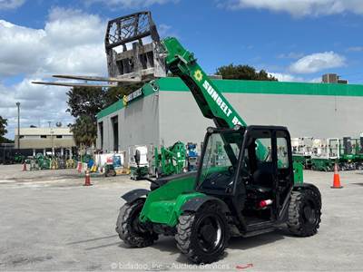 2017 JCB 525-60 20' 5,500 lbs Telescopic Reach Forklift Telehandler Aux bidadoo