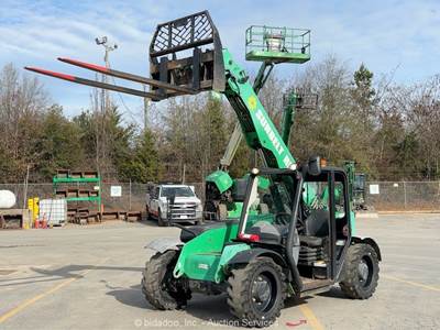 2016 JCB 525-60 20' 5,500 lbs Telescopic Reach Forklift Telehandler Aux bidadoo
