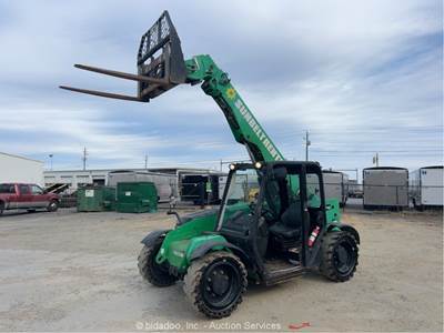 2016 JCB 525-60 20' 5,500 lbs Telescopic Reach Forklift Telehandler Aux bidadoo