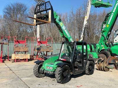 2017 JCB 525-60 20' 5,500 lbs Telescopic Reach Forklift Telehandler Aux bidadoo