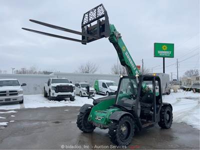 2016 JCB 525-60 20' 5,500 lbs Telescopic Reach Forklift Telehandler bidadoo