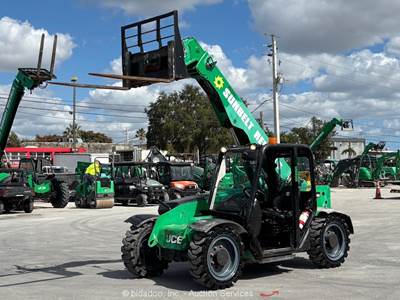 2017 JCB 525-60 20' 5,500 lbs Telescopic Reach Forklift Telehandler Aux bidadoo