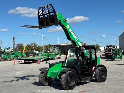 2017 JCB 525-60 20' 5,500 lbs Telescopic Reach Forklift Telehandler bidadoo