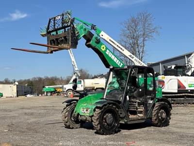 2017 JCB 525-60 20' 5,500 lbs Telescopic Reach Forklift Telehandler bidadoo