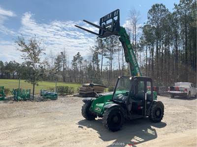2016 JCB 525-60 20' 5,500 lbs Telescopic Reach Forklift Telehandler Aux bidadoo