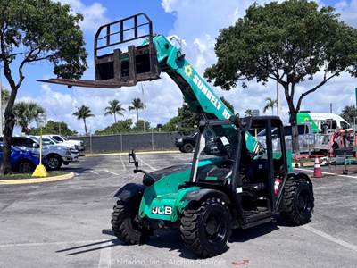 2017 JCB 525-60 20' 5,500 lbs Telescopic Reach Forklift Telehandler Aux bidadoo