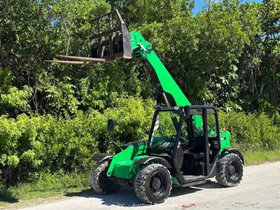 2015 JCB 525-60 20' 5,500 lbs Telescopic Reach Forklift Telehandler bidadoo