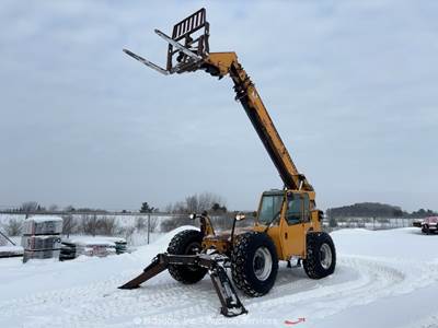 2017 JLG 10054 54' 10,000 lbs Telescopic Reach Forklift Cab Telehandler bidadoo