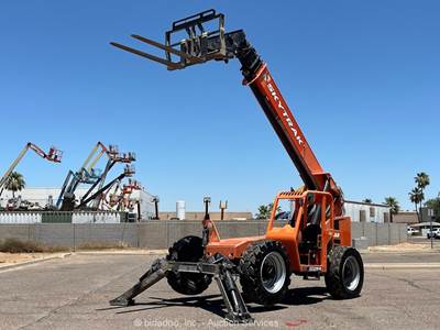 2018 JLG 10054 54' 10K Skytrak Telescopic Reach Forklift Telehandler Aux bidadoo