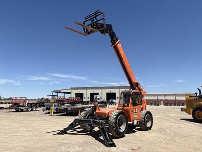 2019 JLG 10054 54' 10K Telescopic Reach Forklift  A/C Cab Telehandler bidadoo