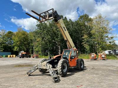 2019 JLG 1055 55' 10,000 lbs Telescopic Reach Forklift Cab Telehandler bidadoo