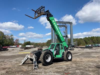 2016 JLG 1255 55' 12,000 lbs Telescopic Reach Forklift Telehandler Aux bidadoo