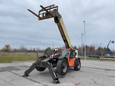 2017 JLG 1255 55’ 12,000 lbs Telescopic Reach Forklift Cab Telehandler bidadoo