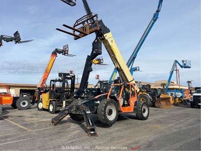 2016 JLG 1255 55' 12,000 lbs Telescopic Reach Forklift Telehandler Aux bidadoo