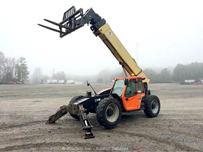 2018 JLG 1255 55' 12,000 lbs Telescopic Reach Forklift Cab Telehandler bidadoo