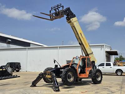 2019 JLG 1255 55' 12,000 lbs Telescopic Reach Forklift Telehandler Cab bidadoo