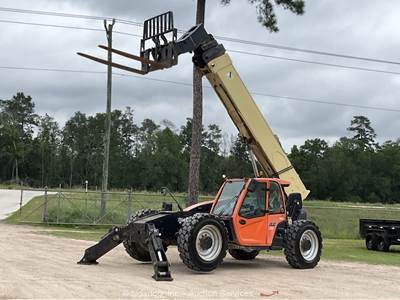 2018 JLG 1255 55' 12,000 lbs Telescopic Reach Forklift Telehandler Cab bidadoo