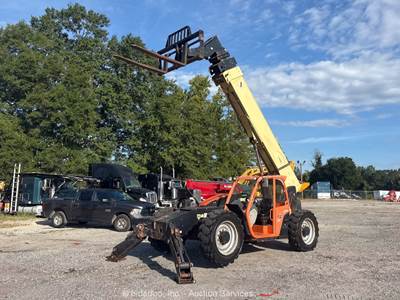 2018 JLG 1255 55' 12,000 lbs Telescopic Reach Forklift Telehandler Aux bidadoo