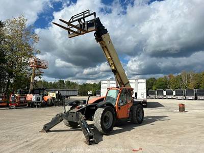 2017 JLG 1255 55' 12K lbs Telescopic Reach Forklift Cab Telehandler bidadoo