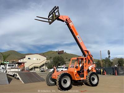2014 JLG 6042 40’ 6,000 lbs Telescopic Reach Forklift Telehandler bidadoo