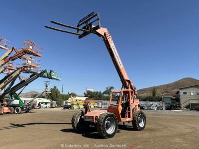 2015 JLG Skytrak 6042 42' 6,000lbs Telescopic Reach Forklift Telehandler bidadoo