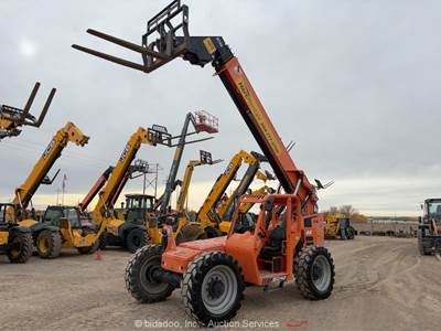 2018 JLG 8042 42' 8,000 lbs Telescopic Reach Forklift Telehandler Aux bidadoo