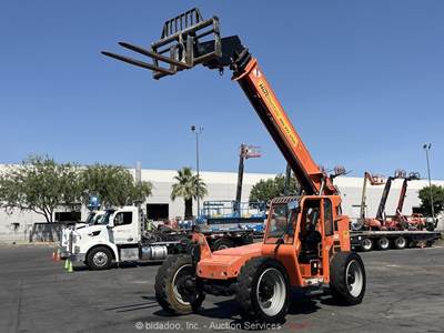 2018 JLG 8042 42’ 8,000 lb Telescopic Reach Forklift Telehandler Cab bidadoo