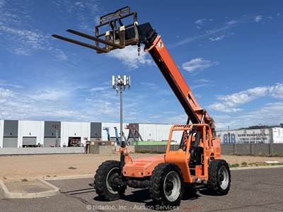 2017 JLG 8042 42' 8K Skytrak Telescopic Reach Forklift Telehandler Aux bidadoo