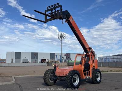 2017 JLG 8042 42' 8K Skytrak Telescopic Reach Forklift Telehandler Aux bidadoo