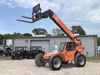 2017 JLG 8042 42' 8,000 lbs Telescopic Reach Forklift Telehandler Cab bidadoo