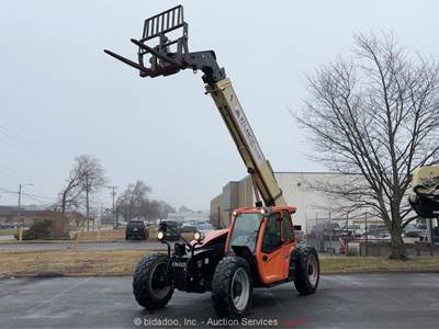 2018 JLG 943 9,000 Lbs Telescopic Reach Forklift Telehandler Cab Aux bidadoo