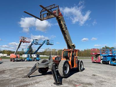 2012 JLG G10-55A 55' 10,000 lbs Telescopic Reach Forklift Telehandler bidadoo