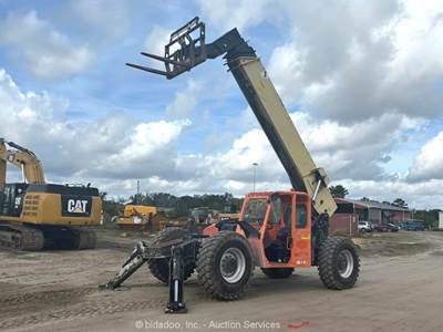 2015 JLG G10-55A 55' 10,000 lbs Telescopic Reach Forklift Telehandler bidadoo