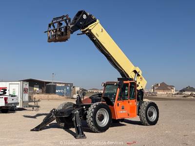 2013 JLG G12-55A 55' 12K Telescopic Reach Forklift Telehandler Cab Aux bidadoo