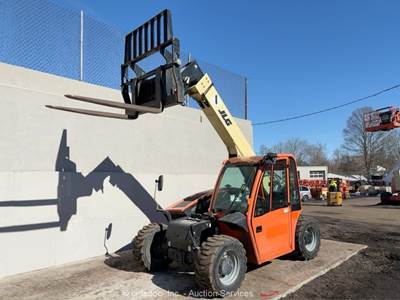 2018 JLG G5-18A 18' 5,500 lbs Telescopic Reach Forklift Telehandler Cab bidadoo