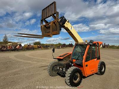 2018 JLG G5-18A 18' 5,500 lbs Telescopic Reach Forklift Cab Telehandler bidadoo