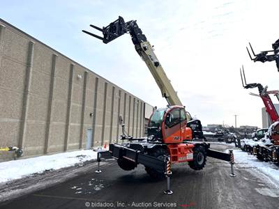 2021 JLG R1370 67' 13K Telescopic Reach Forklift Rotator Telehandler Aux bidadoo