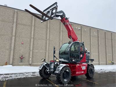 2019 Magni HTH 10.10-D/C 22k 31' Telescopic Reach Forklift Telehandler bidadoo