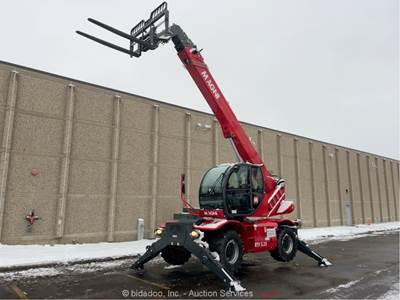 2021 Magni RTH 5.25-D/C 81' 11k Rotary Telehandler Forklift Crane Cab bidadoo