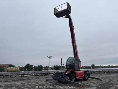 2016 Magni RTH 5.39S 127' 11k LBS Rotary Telehandler Forklift Crane Cab bidadoo