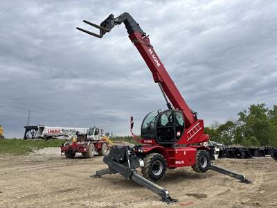 2022 Magni RTH 6.30 98' 13k Telescopic Reach Forklift Cab Telehandler bidadoo