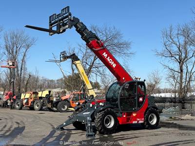 2024 Magni TH10.624 10k Telescopic Reach Forklift Cab Telehandler bidadoo -New