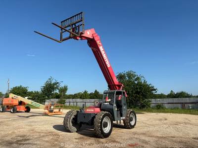 2018 Manitou MT 8044 44' 8,000 lbs Telescopic Reach Forklift Telehandler bidadoo