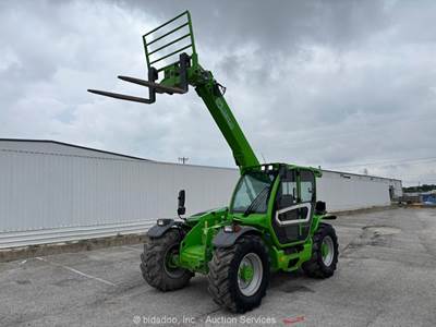 2022 Merlo MF34.7 CS 22’ 7,000lbs Telescopic Reach Forklift Aux Hyd Cab bidadoo
