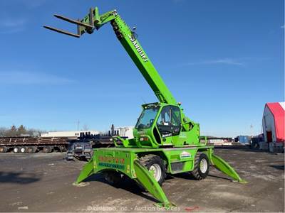 2016 Merlo ROTO45.21 68' 9,900 lbs Telescopic Reach Forklift bidadoo -Repair