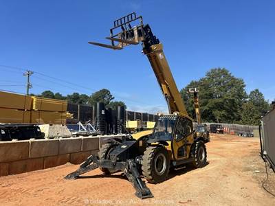 2021 Sany STH1056A 56' 10k lbs Telescopic Reach Forklift Cab Telehandler bidadoo