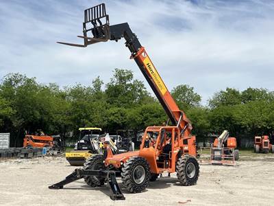 2019 Skytrak 10042 10K Telescopic Reach Forklift 42' Telehandler Aux Hyd bidadoo