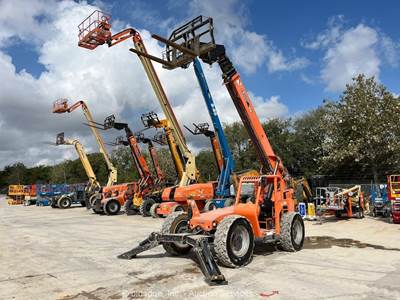 2018 Skytrak 10054 54' 10,000 lbs Telescopic Reach Forklift Telehandler bidadoo