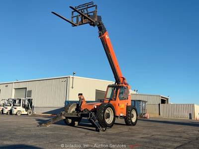 2017 Skytrak 10054 54' 10,000 lbs Telescopic Reach Forklift Telehander bidadoo